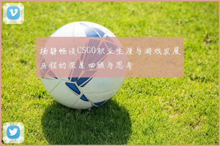 杨静畅谈CSGO职业生涯与游戏发展历程的深度回顾与思考