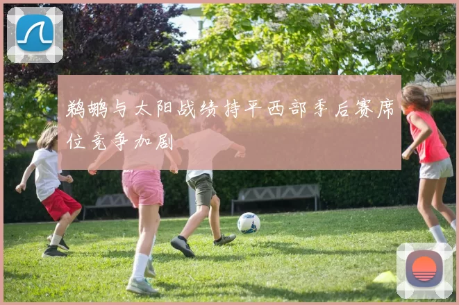 鹈鹕与太阳战绩持平西部季后赛席位竞争加剧