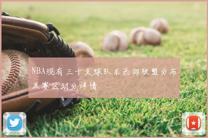 NBA现有三十支球队东西部联盟分布及赛区划分详情