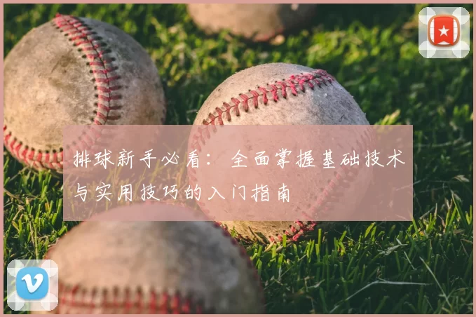 排球新手必看:全面掌握基础技术与实用技巧的入门指南